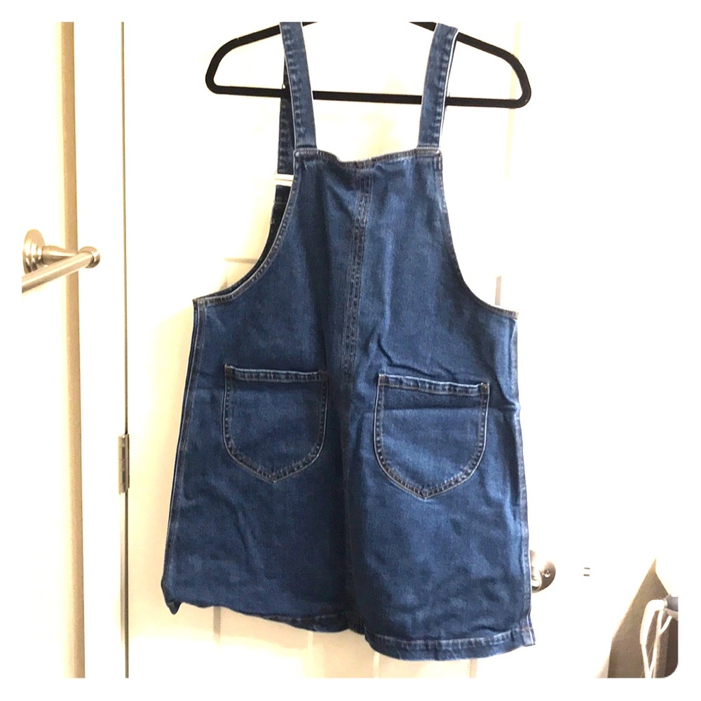 Denim pinafore